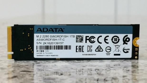 Đánh giá SSD ADATA Swordfish 1TB NVMe  – The Last Word in Value