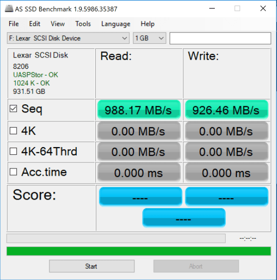 Đánh giá SSD Lexar SL100 Portable  (1TB)