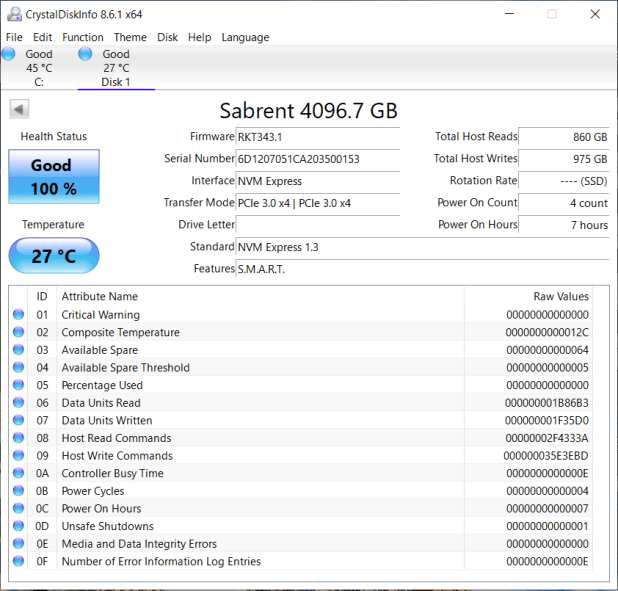 Đánh giá SSD Sabrent Rocket 4TB NVMe  – TLC Memory định nghĩa hiệu năng