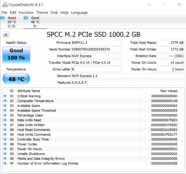 Đánh giá SSD Silicon Power US70 Gen 4×4 1TB NVMe