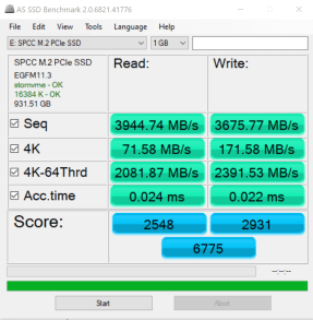 Đánh giá SSD Silicon Power US70 Gen 4×4 1TB NVMe